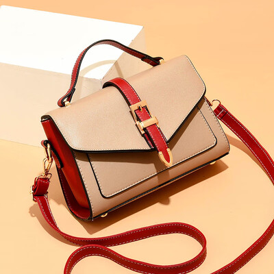 

Womens Bag Small Bag Fashion Slant Bag ins Overfire Colour Handbag Net Red Simple Single Shoulder Bag