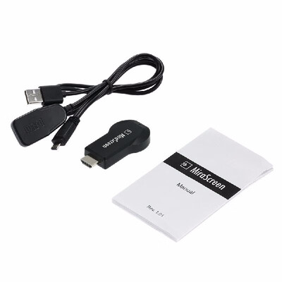 

MiraScreen WiFi Display Receiver Powerful 1080P Audio & Video DLNA Airplay Miracast Display Dongle with HD Plug for Smart Phones N