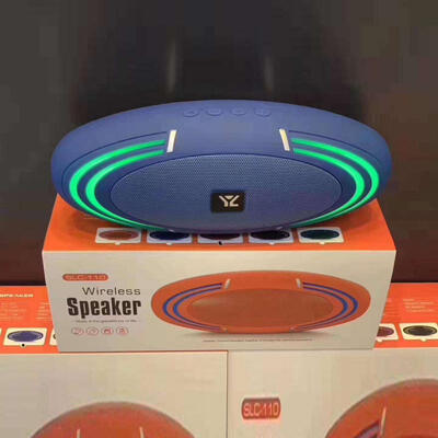 

SLC-110 Mini Rugby Bluetooth Speaker Wireless Handsfree Stereo Music Subwoofer Support FM Radio TF Card