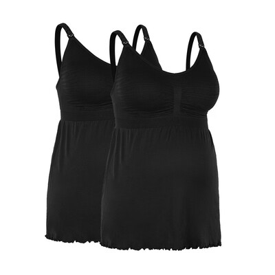 

iLoveSIA 2019 new pregnant women summer breastfeeding vest breathable breastfeeding clothes-2P-70275633