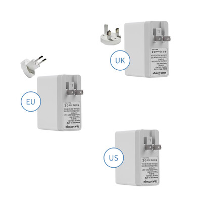 

Fast Charge 4 Ports USB Phone Computer iPad Charger Type-C Port Universal Double Holes QC30 USB Charger UK Plug