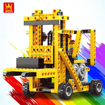

WANGE Building Block Toys Machinery Series 4 In1 Electronic Power Machinery 292pcs Bricks DIY Educational Kids Gifts NO