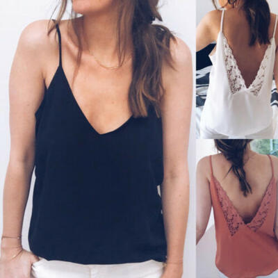 

Fashion Women Casual Tank Top Vest Blouse Sleeveless Summer Tops Shirt Camisole
