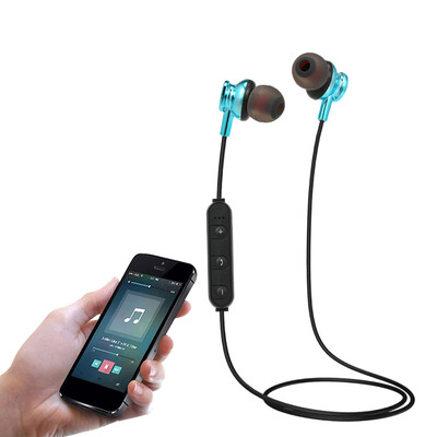 

Sport Bluetooth 41 Headphones Wireless Music Headsets Metal Earphone Magnetic Suction with Mic In-line Control