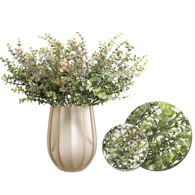 

40cm Artificial Eucalyptus Leaves Plant Plastic Simulation Home Office Decor 1