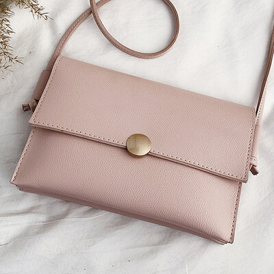 

Small bag women 2019 new Joker Messenger bag multifunctional shoulder bag soft skin simple fashion womens bag