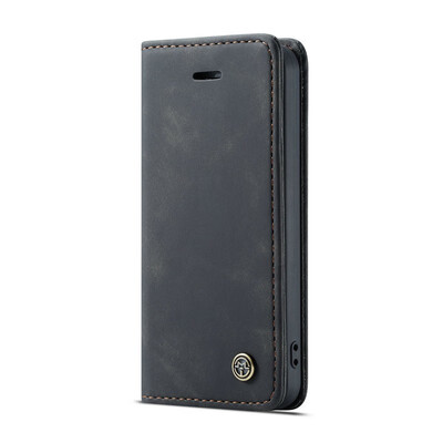 

CaseMe Retro Leather Case For iPhone XS MAX XR XS 6 7 8 Plus 5S se Hot 360 Luxury Magnetic Card Holder Wallet Cover Kickstand Case