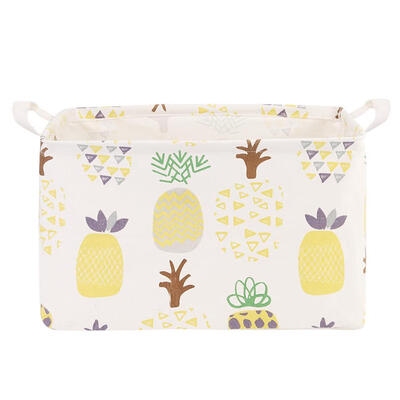 

Cartoon Folding Laundry Bucket Square Canvas Toys Sundries Storage Barrel