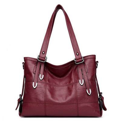 

Lady Top-handle bags handbags women famous brands female Stitching casual Big shoulder bag Tote for girls