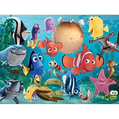 

5D DIY Full Drill Diamond Painting Cartoon Fish Cross Stitch Embroidery Kit