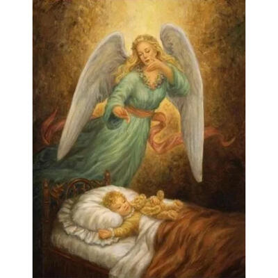 

5D DIY Full Drill Diamond Painting Angel Cross Stitch Embroidery Mosaic Kit