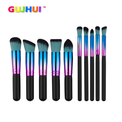 

〖Follure〗10PCS Cosmetic Makeup Brush Brushes Set Foundation Powder Eyeshadow