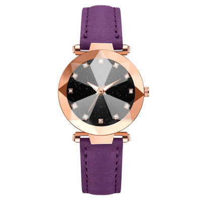 

Diamond dial dial prismatic ladies watch fashion trend watch