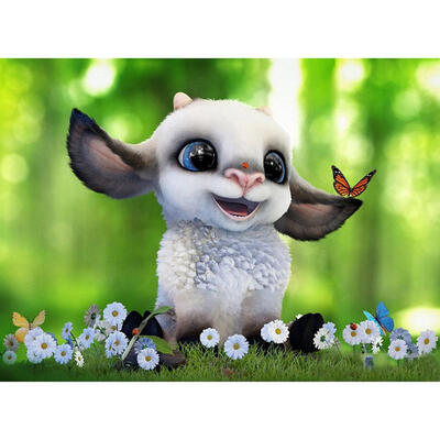 

5D DIY Full Drill Diamond Painting Dog Cross Stitch Embroidery Mosaic Kit