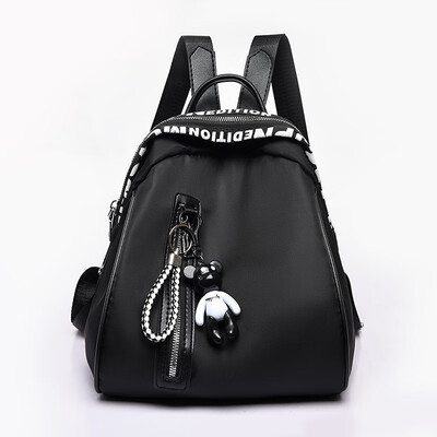 

Oxford cloth backpack female Korean fashion ladies small backpack simple Joker travel bag canvas