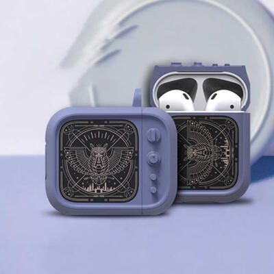 

Silicone Case For Apple AirPods 1 2 Protective Case Shockproof Cute TV Style Cover