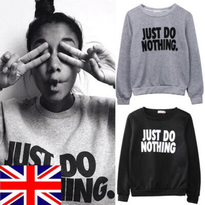 

Sweet Girls Womens Sweatshirt Blouse Causal Sport Loose Pullover Jumper Tops