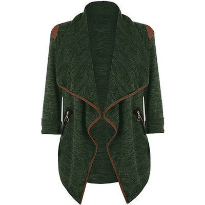 Fashion Women Long Sleeve Cardigan Casual Lapel Blazer Suit Jacket Coat Outwear
