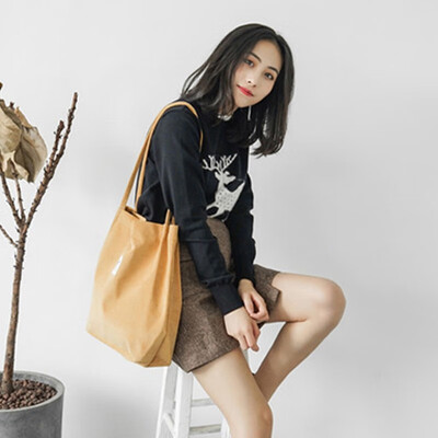 

Brand High Capacity Women Corduroy Totes Female Casual Solid Shoulder Bag Foldable Reusable Shopping Beach Bag