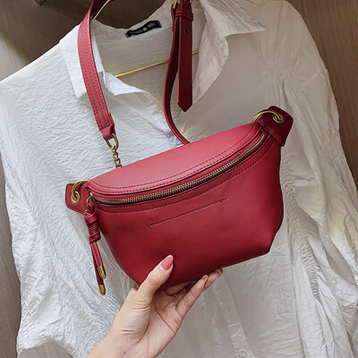 

2019 New Korean version of shoulder-slung chest bag womens multi-functional versatile fashion purse womens tide
