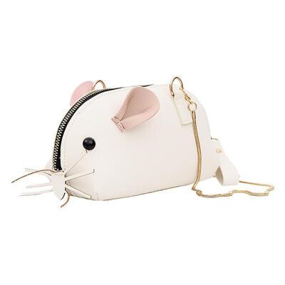 

Cartoon Mouse Leather Cute Crossbody Phone Bag Women Chain Shoulder Bags