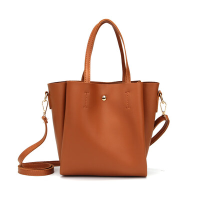 

PU leather handbags women 2019 simple ladies hand bags casual female shoulder bag small travel shopping cross over shoulder pack