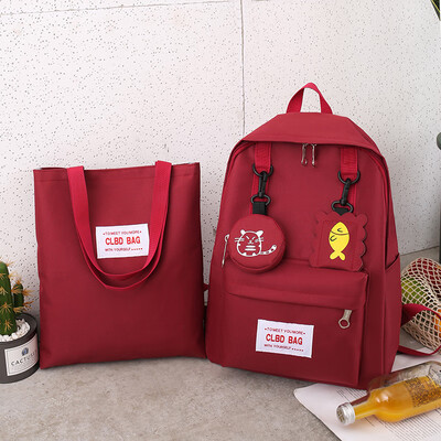 

Insfeng junior high school schoolbag female Korean version high school pupils shoulder bag girls campus bags large capacity Backpa