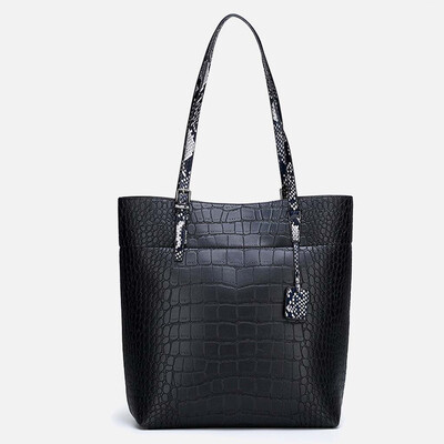 

Tailored Women Retro Serpentine Vintage Leather Bags Shoulder Bag Handle Work Bags