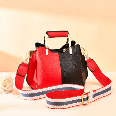 

Female summer color bucket bag ins fashion Joker ins handbag shoulder Messenger bag female