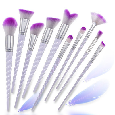 

Toponeto 10PCS Make Up Foundation Eyebrow Eyeliner Blush Cosmetic Concealer Brushes