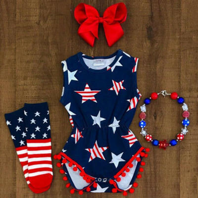 

UK Newborn Baby Girl Romper Bodysuit Jumpsuit Sunsuit Summer Clothes Outfits Set