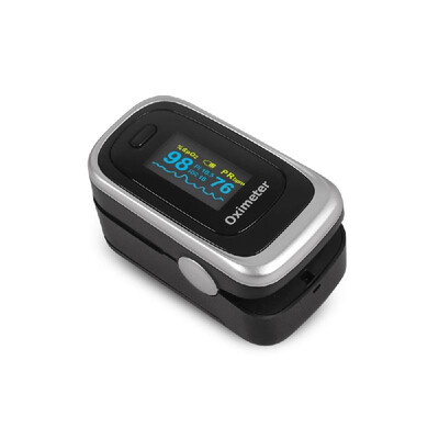 

Household Finger Pulse Oximeter Lightweight Portable Blood Oxygen SpO2 Monitor Heartbeat Saturation Product 2 Colors Optional RR