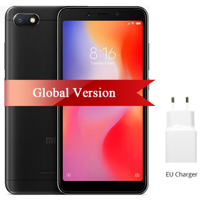 

Global Version Xiaomi Redmi 6A 2GB 16GB 6 A Helio A22 Mobile Phone 130MP Rear Camera 3000mAh 545" 189 Full Screen 1440720