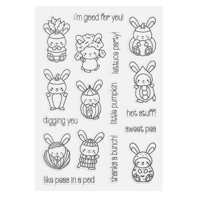 

Cute Rabbits Transparent Clear Silicone Stamp Seal for DIY Scrapbooking