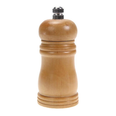 

Wooden Spice Salt Pepper Grinder Hand Movement Manual Kitchen Mill Tools