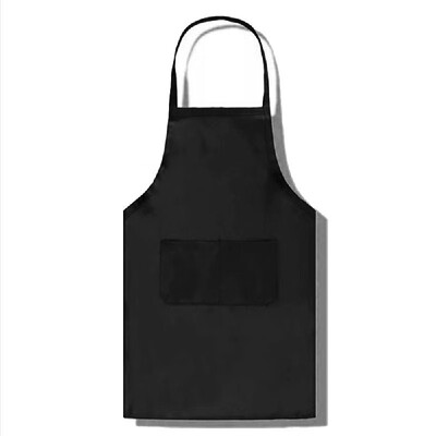

Apron Pure Color Kitchen Apron Big Pocket Adult Apron Kitchen Accessories 1pcs