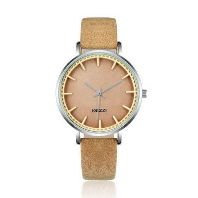 

KEZZI Brand Fashion Leather Men Watches Simple Casual Male Quartz Wristwatches