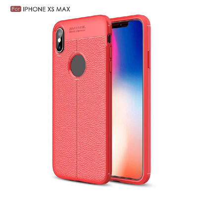 

For IPhone XS Max XS XR Full Cover Case Soft TPU Brushed Leather Cover For IPhone XR XS XS Max Back Cover