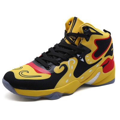

Goku high basketball shoes boots outdoor sports anti-skid wear-resistant shock sneakers
