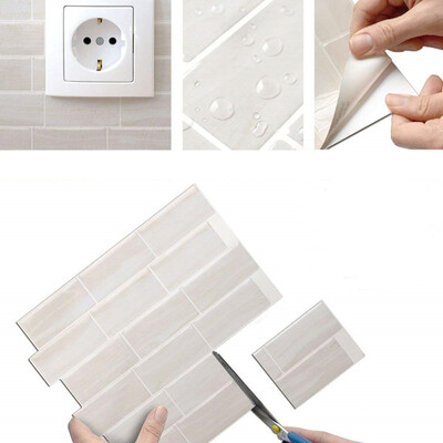 

3D Wall Sticker Stimulated Marble Self-adhesive TV Background Home Decoration
