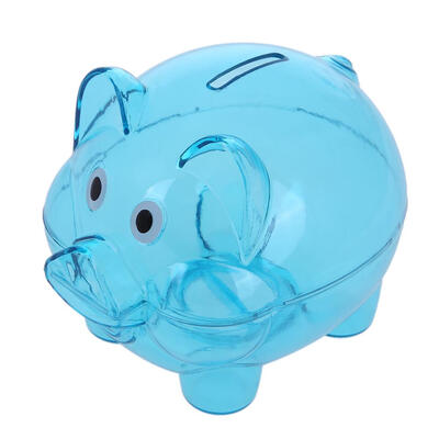 

Plastic Transparent Money Saving Box Children CashCoin Safe Box Piggy Bank