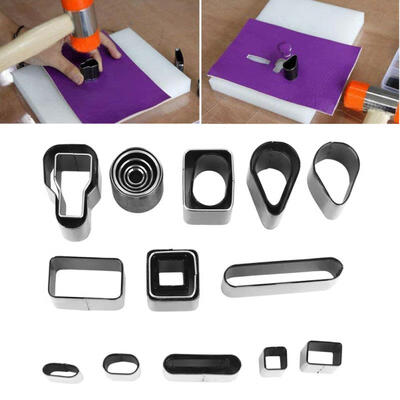 

Greensen DIY Leather Craft Hole Punch Set Eyelet Drilling Punching Tool Hand Puncher