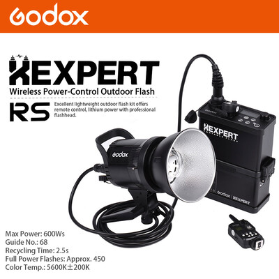 

Godox XEXPERT RS600P Portable 600W Wireless Power-Control Outdoor Flash Studio Light Color Temperature 5600K