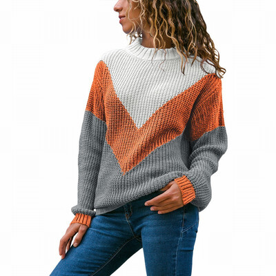 

Round neck long sleeve pullover sweater womens long sleeve bottoming shirt