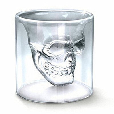 

Sizes Halloween Skull Cup Wine Head Creative Party Drink Ware Transparent