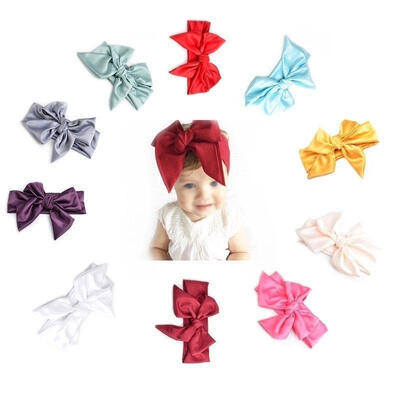 

10Pcs Kid Girl Baby Toddler Bow Headband Hair Band Accessories Headwear