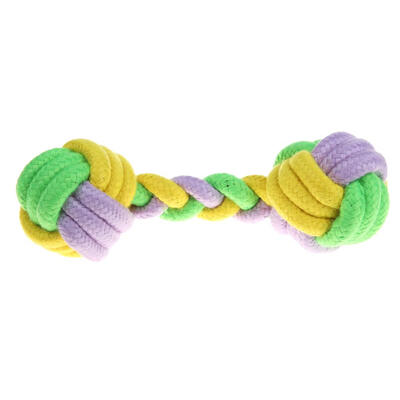 

Cotton Rope Knot Bone Pet Toy Dog Chew Training Toy Teeth Cleaning Supplies