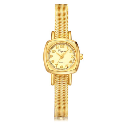

Best Selling Women Watches Square Roman Numerals Dial Ladies Quartz Wristwatch Movement Alloy Strap Clock Casual Reloj Mujer