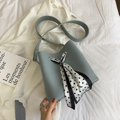 

Summer child bag female bag new 2019 small fresh Korean version of the wild single shoulder slung fashion casual bucket bag