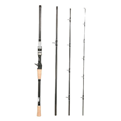 

4 Sections Spinning Casting Fishing Rod High 99 Carbon Rods Fishing Pole